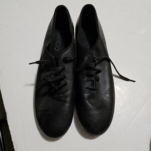 Capezio Tele Tone Tap BLK Black Tap Dance Shoes - Woman's Size 7
